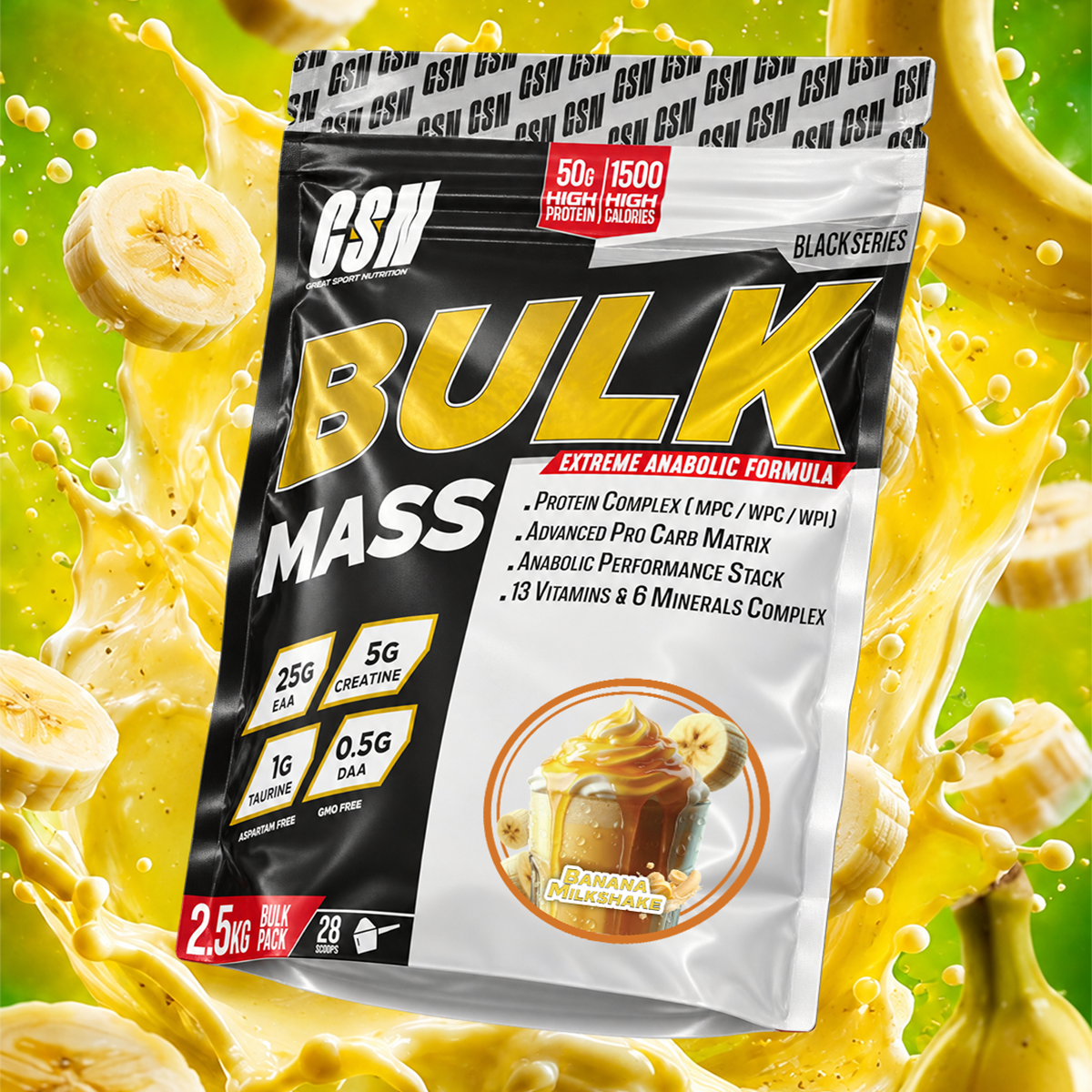 Bag Bulk mass 2.5 kg