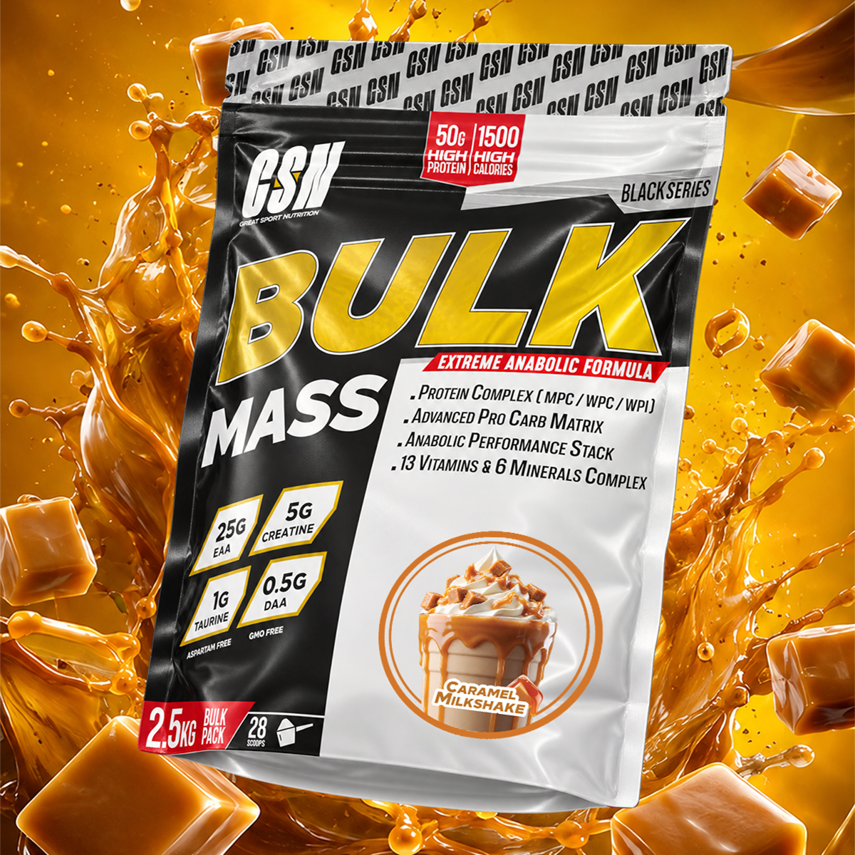 Bag Bulk mass 2.5 kg