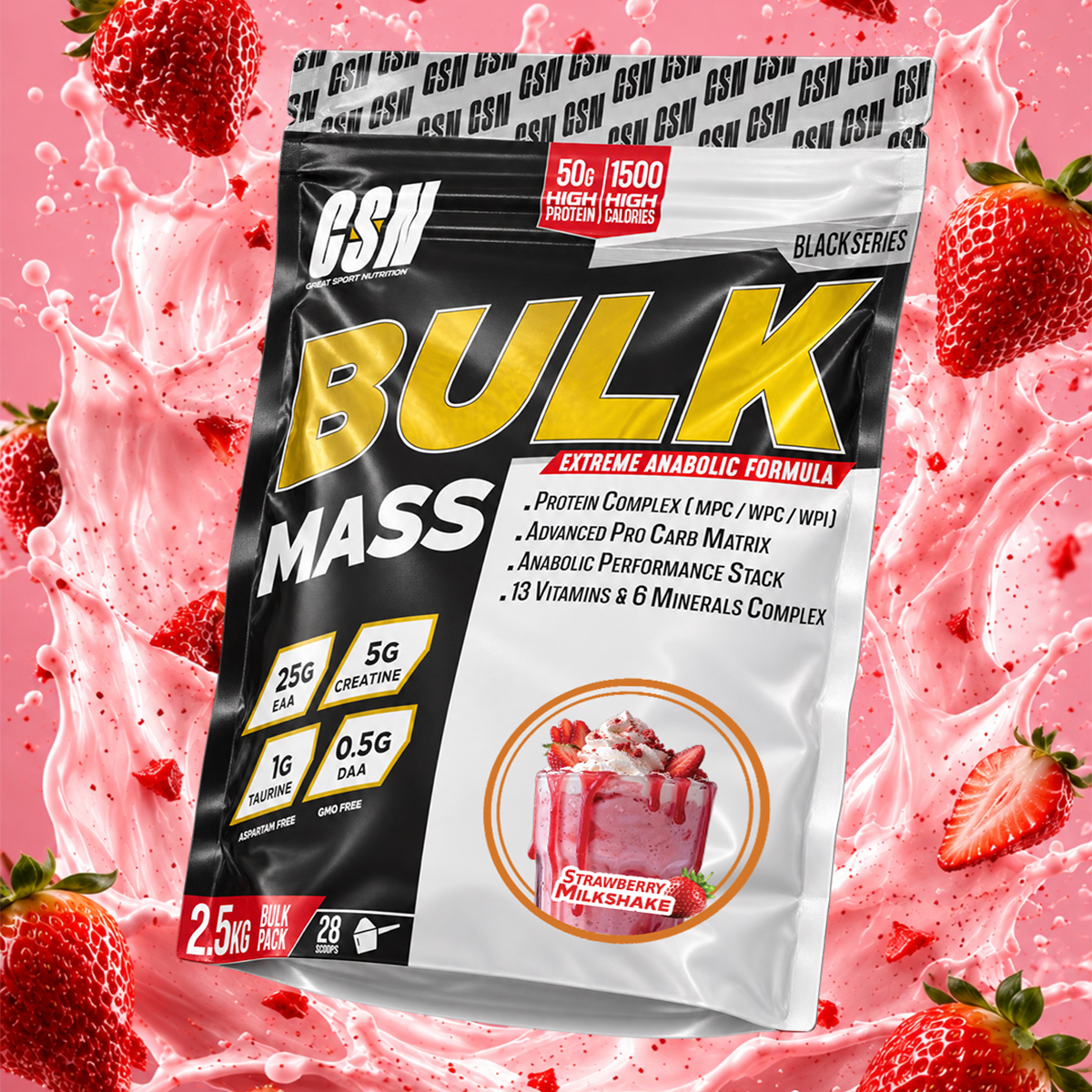 Bag Bulk mass 2.5 kg