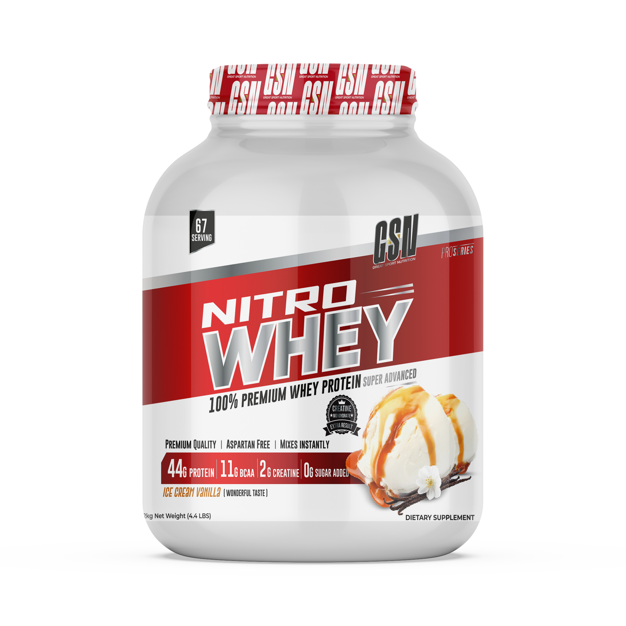 nitro whey vanille gsn